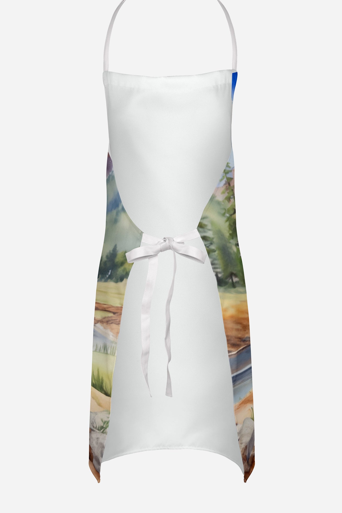 Chesapeake Bay Retriever Cowboy Welcome Apron – Artist-Designed Kitchen, BBQ & Craft Apron