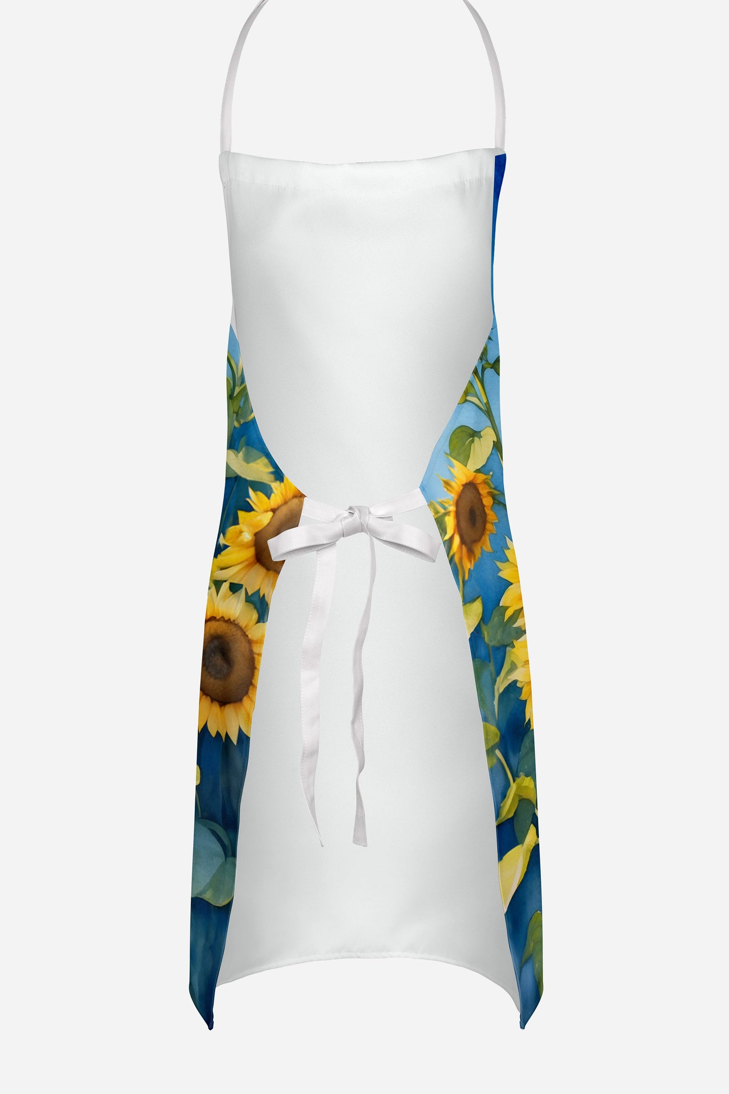 Coton de Tulear in Sunflowers Apron – Artist-Designed Kitchen, BBQ & Craft Apron
